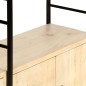 vidaXL Bücherregal 4 Ebenen 80x30x180 cm Mango Massivholz vidaXL Bücherregal 4 Ebenen 80x30x180 cm Mango Massivholz