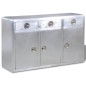 vidaXL Pilot Sideboard 3 Schubladen Vintage Aviatik Flugzeug Aluminium vidaXL Pilot Sideboard 3 Schubladen Vintage Aviatik Flugzeug Aluminium