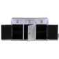 vidaXL Pilot Sideboard 3 Schubladen Vintage Aviatik Flugzeug Aluminium vidaXL Pilot Sideboard 3 Schubladen Vintage Aviatik Flugzeug Aluminium
