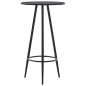 3-tlg. Bar-Set Kunstleder Schwarz 3-tlg. Bar-Set Kunstleder Schwarz