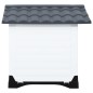 vidaXL Hundehütte Grau 90,5x68x66 cm Polypropylen vidaXL Hundehütte Grau 90,5x68x66 cm Polypropylen