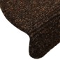 vidaXL Selbstklebende Treppenmatten 10 Stk. Braun 56x17x3cm Nadelvlies vidaXL Selbstklebende Treppenmatten 10 Stk. Braun 56x17x3cm Nadelvlies