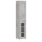 vidaXL Highboard Betongrau 34,5x34x180 cm Holzwerkstoff vidaXL Highboard Betongrau 34,5x34x180 cm Holzwerkstoff