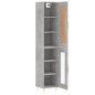 vidaXL Highboard Betongrau 34,5x34x180 cm Holzwerkstoff vidaXL Highboard Betongrau 34,5x34x180 cm Holzwerkstoff
