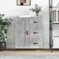vidaXL Sideboard Betongrau 69,5x34x90 cm Holzwerkstoff vidaXL Sideboard Betongrau 69,5x34x90 cm Holzwerkstoff
