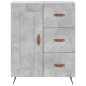 vidaXL Sideboard Betongrau 69,5x34x90 cm Holzwerkstoff vidaXL Sideboard Betongrau 69,5x34x90 cm Holzwerkstoff