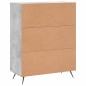 vidaXL Sideboard Betongrau 69,5x34x90 cm Holzwerkstoff vidaXL Sideboard Betongrau 69,5x34x90 cm Holzwerkstoff