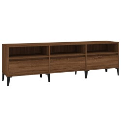 vidaXL TV-Schrank Braun Eichen-Optik 150x30x44,5 cm Holzwerkstoff