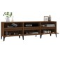 vidaXL TV-Schrank Braun Eichen-Optik 150x30x44,5 cm Holzwerkstoff vidaXL TV-Schrank Braun Eichen-Optik 150x30x44,5 cm Holzwerkstoff