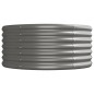 vidaXL Hochbeet Pulverbeschichteter Stahl 368x80x36 cm Grau vidaXL Hochbeet Pulverbeschichteter Stahl 368x80x36 cm Grau