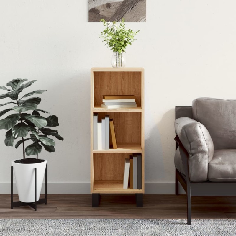 vidaXL Sideboard Sonoma-Eiche 34,5x32,5x90 cm Holzwerkstoff vidaXL Sideboard Sonoma-Eiche 34,5x32,5x90 cm Holzwerkstoff