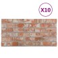 vidaXL 3D-Wandpaneele 10 Stk. Rot Backstein-Optik EPS vidaXL 3D-Wandpaneele 10 Stk. Rot Backstein-Optik EPS