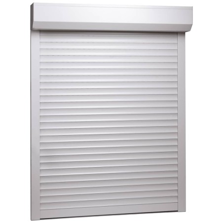 vidaXL Rollladen Aluminium 110x130 cm Weiß