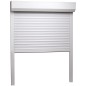 vidaXL Rollladen Aluminium 110x130 cm Weiß vidaXL Rollladen Aluminium 110x130 cm Weiß