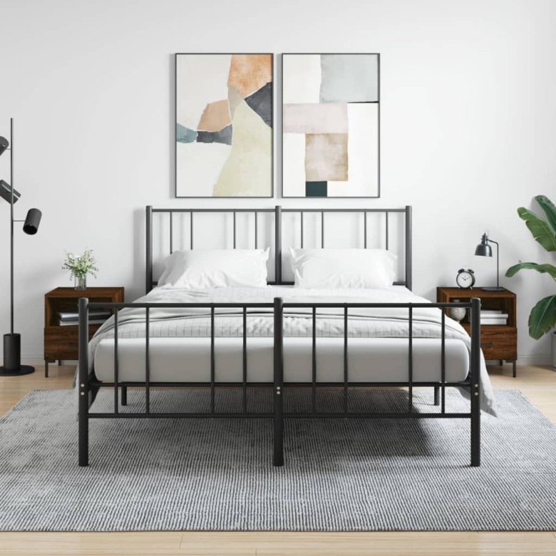 vidaXL Nachttische 2Stk. Braun Eichen-Optik 40x35x47,5cm Holzwerkstoff vidaXL Nachttische 2Stk. Braun Eichen-Optik 40x35x47,5cm Holzwerkstoff