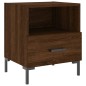 vidaXL Nachttische 2Stk. Braun Eichen-Optik 40x35x47,5cm Holzwerkstoff vidaXL Nachttische 2Stk. Braun Eichen-Optik 40x35x47,5cm Holzwerkstoff
