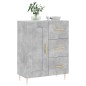 vidaXL Sideboard Betongrau 69,5x34x90 cm Holzwerkstoff vidaXL Sideboard Betongrau 69,5x34x90 cm Holzwerkstoff
