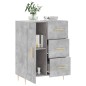 vidaXL Sideboard Betongrau 69,5x34x90 cm Holzwerkstoff vidaXL Sideboard Betongrau 69,5x34x90 cm Holzwerkstoff