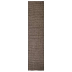 vidaXL Teppich Natur Sisal 80x350 cm Braun