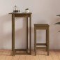 vidaXL Bartisch Honigbraun 60x60x110 cm Massivholz Kiefer vidaXL Bartisch Honigbraun 60x60x110 cm Massivholz Kiefer