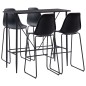 5-tlg. Bar-Set Kunststoff Schwarz 5-tlg. Bar-Set Kunststoff Schwarz
