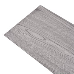 vidaXL PVC-Laminat Nicht Selbstklebend 4,46 m² 3 mm Dunkelgrau