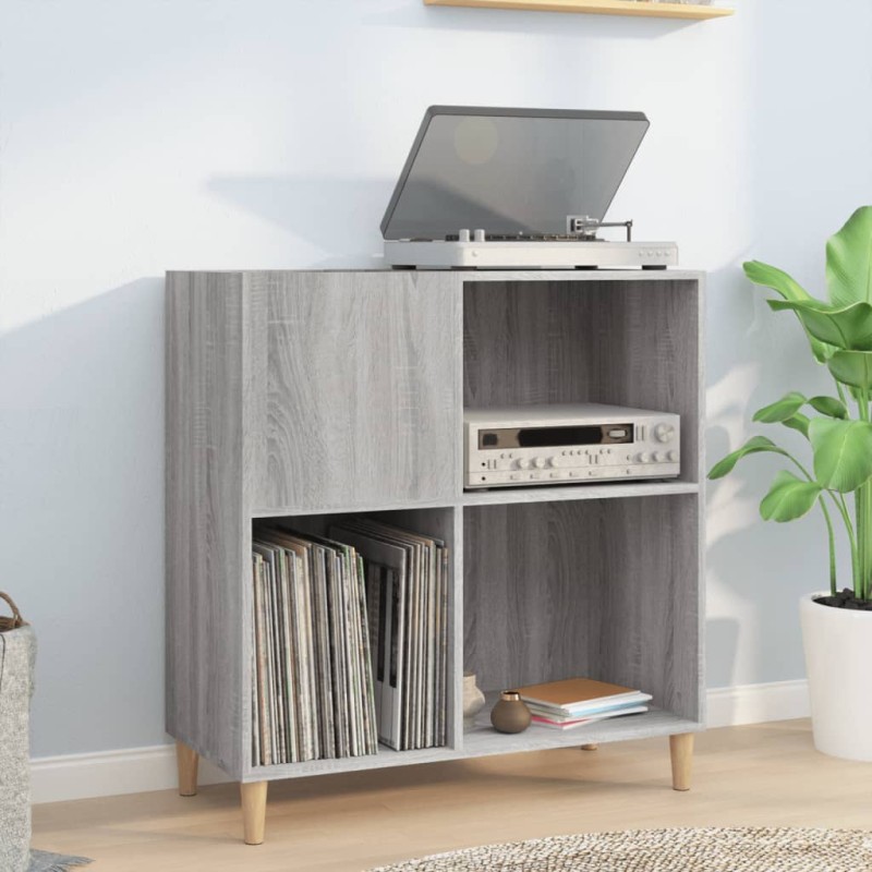 vidaXL Plattenschrank Grau Sonoma 84,5x38x89 cm Holzwerkstoff vidaXL Plattenschrank Grau Sonoma 84,5x38x89 cm Holzwerkstoff
