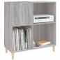 vidaXL Plattenschrank Grau Sonoma 84,5x38x89 cm Holzwerkstoff vidaXL Plattenschrank Grau Sonoma 84,5x38x89 cm Holzwerkstoff
