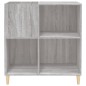 vidaXL Plattenschrank Grau Sonoma 84,5x38x89 cm Holzwerkstoff vidaXL Plattenschrank Grau Sonoma 84,5x38x89 cm Holzwerkstoff