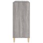 vidaXL Plattenschrank Grau Sonoma 84,5x38x89 cm Holzwerkstoff vidaXL Plattenschrank Grau Sonoma 84,5x38x89 cm Holzwerkstoff