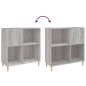 vidaXL Plattenschrank Grau Sonoma 84,5x38x89 cm Holzwerkstoff vidaXL Plattenschrank Grau Sonoma 84,5x38x89 cm Holzwerkstoff