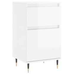 vidaXL Sideboard Hochglanz-Weiß 40x35x70 cm Holzwerkstoff