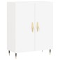 vidaXL Highboard Weiß 69,5x34x180 cm Holzwerkstoff vidaXL Highboard Weiß 69,5x34x180 cm Holzwerkstoff
