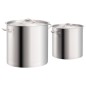 vidaXL 2-tlg. Kochtopf-Set 50/25 L Edelstahl vidaXL 2-tlg. Kochtopf-Set 50/25 L Edelstahl