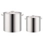vidaXL 2-tlg. Kochtopf-Set 50/25 L Edelstahl vidaXL 2-tlg. Kochtopf-Set 50/25 L Edelstahl