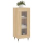vidaXL Sideboard Sonoma-Eiche 34,5x34x90 cm Holzwerkstoff vidaXL Sideboard Sonoma-Eiche 34,5x34x90 cm Holzwerkstoff