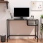 vidaXL Computertisch Weiß Marmor 100x36x74 cm Hartglas vidaXL Computertisch Weiß Marmor 100x36x74 cm Hartglas