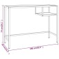 vidaXL Computertisch Weiß Marmor 100x36x74 cm Hartglas vidaXL Computertisch Weiß Marmor 100x36x74 cm Hartglas