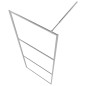 vidaXL Begehbare Duschwand mit Halbmattiertem ESG-Glas 100x195cm vidaXL Begehbare Duschwand mit Halbmattiertem ESG-Glas 100x195cm