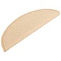 vidaXL Treppenmatten 15 Stk. Creme 56x17x3 cm vidaXL Treppenmatten 15 Stk. Creme 56x17x3 cm