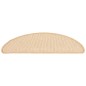 vidaXL Treppenmatten 15 Stk. Creme 56x17x3 cm vidaXL Treppenmatten 15 Stk. Creme 56x17x3 cm
