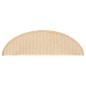 vidaXL Treppenmatten 15 Stk. Creme 56x17x3 cm vidaXL Treppenmatten 15 Stk. Creme 56x17x3 cm