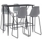5-tlg. Bar-Set Kunststoff Grau 5-tlg. Bar-Set Kunststoff Grau