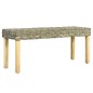 vidaXL Sitzbank 110 cm Natur Kubu-Rattan und Massivholz Mango vidaXL Sitzbank 110 cm Natur Kubu-Rattan und Massivholz Mango