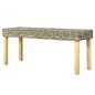 vidaXL Sitzbank 110 cm Natur Kubu-Rattan und Massivholz Mango vidaXL Sitzbank 110 cm Natur Kubu-Rattan und Massivholz Mango