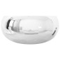 vidaXL Waschbecken 40 x 15 cm Keramik Silbern vidaXL Waschbecken 40 x 15 cm Keramik Silbern