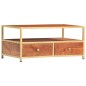 vidaXL Couchtisch 90 x 50 x 40 cm Massivholz Akazie vidaXL Couchtisch 90 x 50 x 40 cm Massivholz Akazie