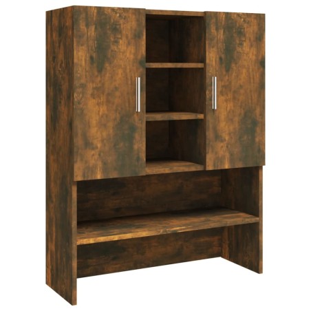 vidaXL Waschmaschinenschrank Räuchereiche 70,5x25,5x90 cm