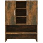vidaXL Waschmaschinenschrank Räuchereiche 70,5x25,5x90 cm vidaXL Waschmaschinenschrank Räuchereiche 70,5x25,5x90 cm