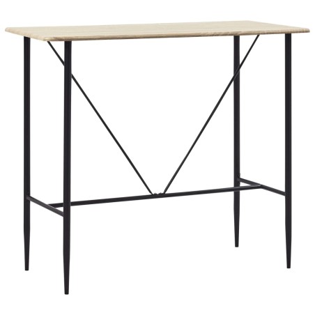 vidaXL 5-tlg. Bar-Set Kunststoff Schwarz